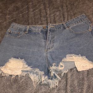 Jean shorts